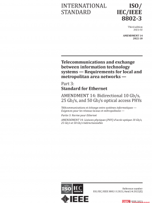 ISO/IEC/IEEE 8802-3:2021/Amd 14:2022 PDF