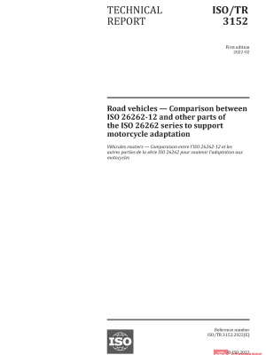ISO/TR 3152:2022 PDF