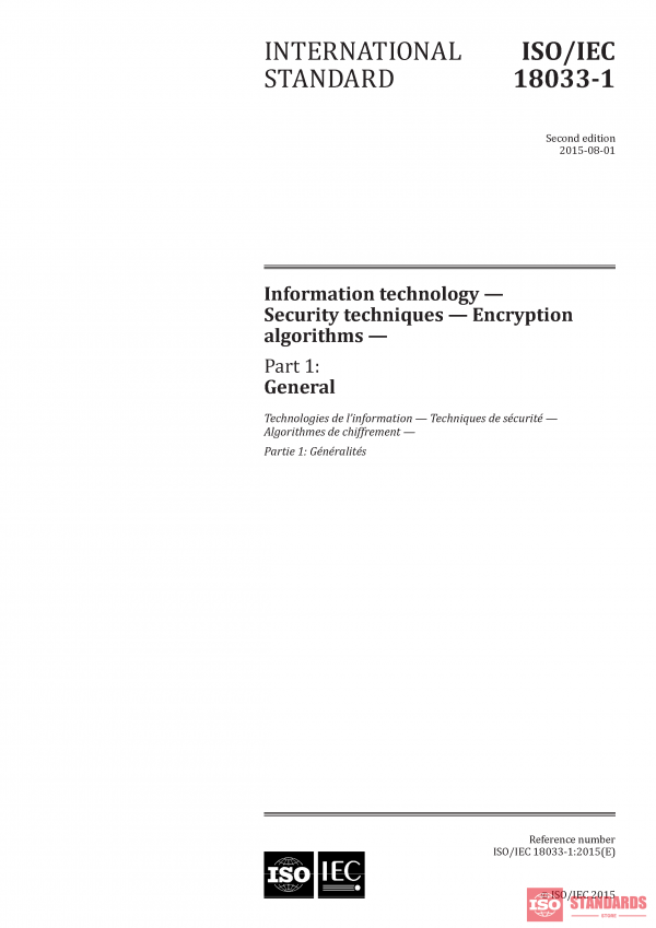 ISO/IEC 18033-1:2015 PDF