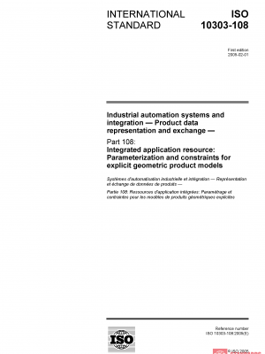 ISO 10303-108:2005 PDF