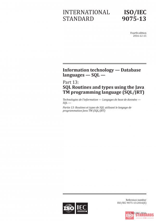 ISO/IEC 9075-13:2016 PDF