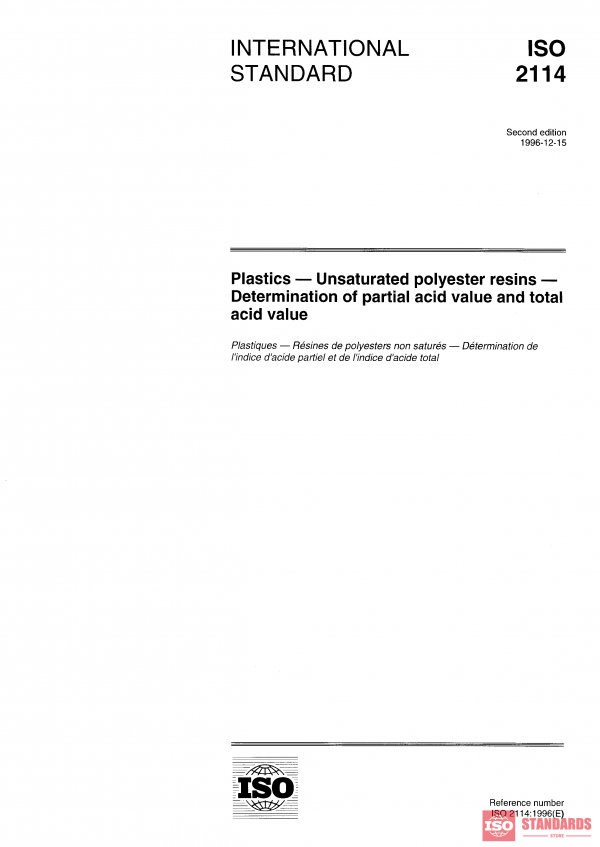 ISO 2114:1996 PDF