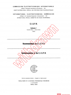 CISPR 7:1969 PDF