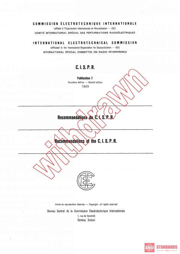 CISPR 7:1969 PDF
