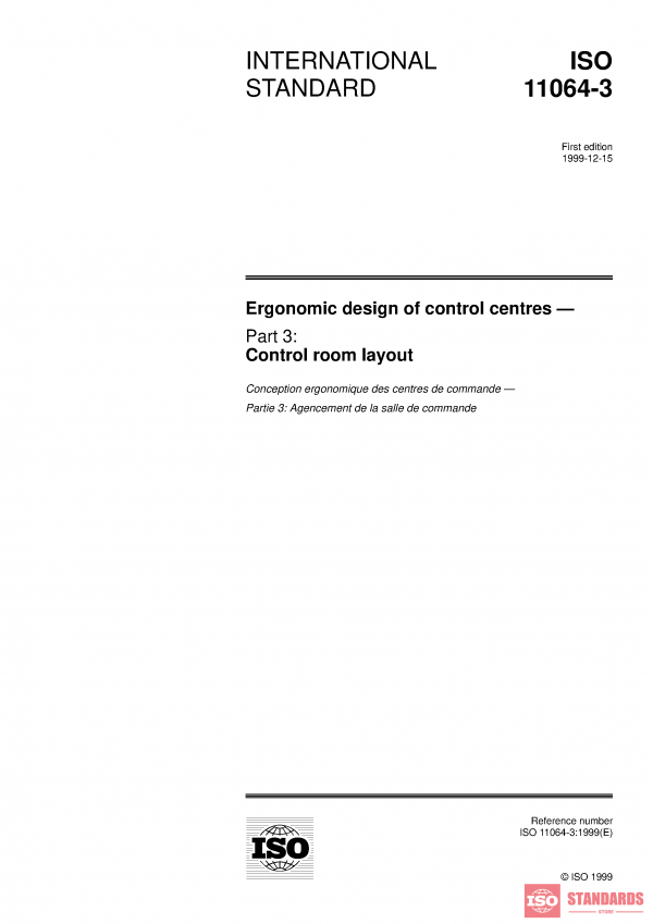 ISO 11064-3:1999 PDF