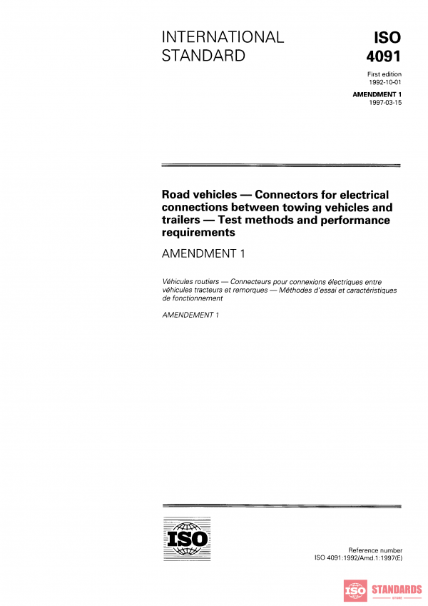 ISO 4091:1992/Amd 1:1997 PDF