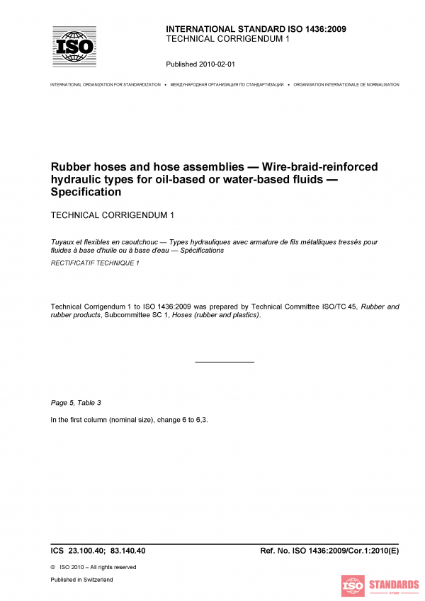 ISO 1436:2009/Cor 1:2010 PDF