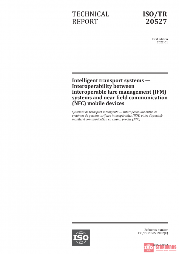 ISO/TR 20527:2022 PDF