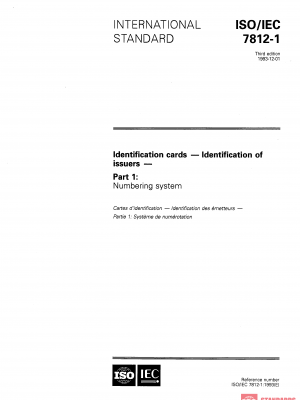 ISO/IEC 7812-1:1993 PDF