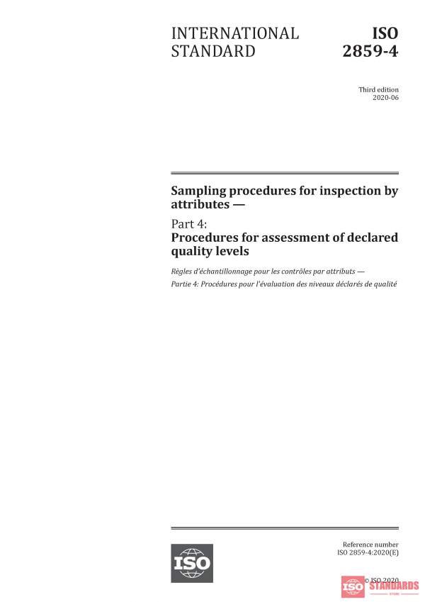 ISO 2859-4:2020 PDF