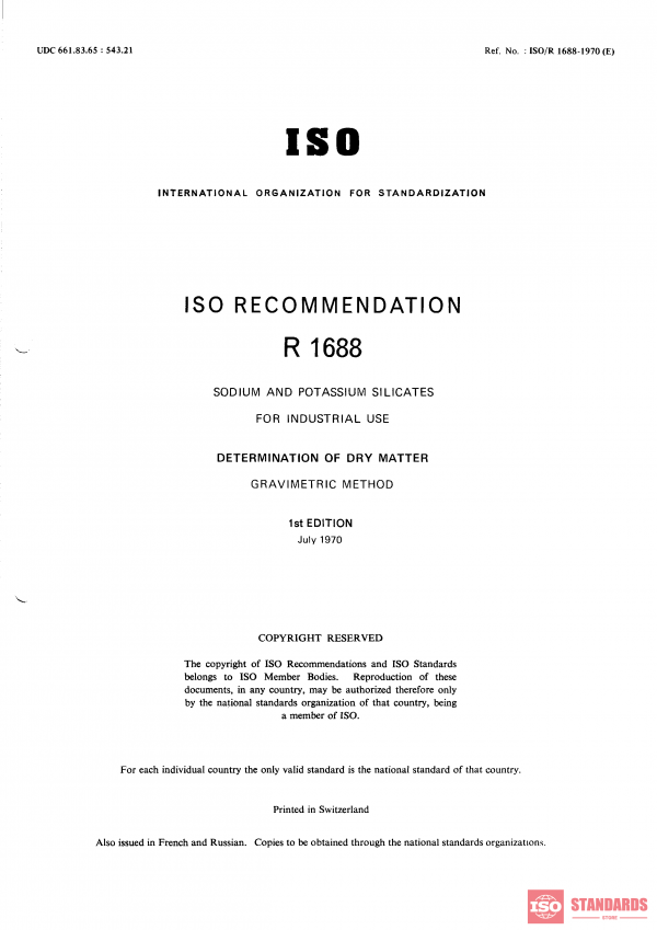 ISO/R 1688:1970 PDF