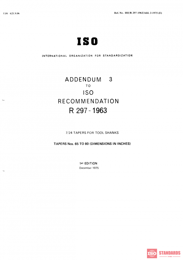 ISO/R 297:1963/Add 3 PDF