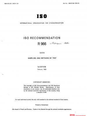 ISO/R 966:1969 PDF