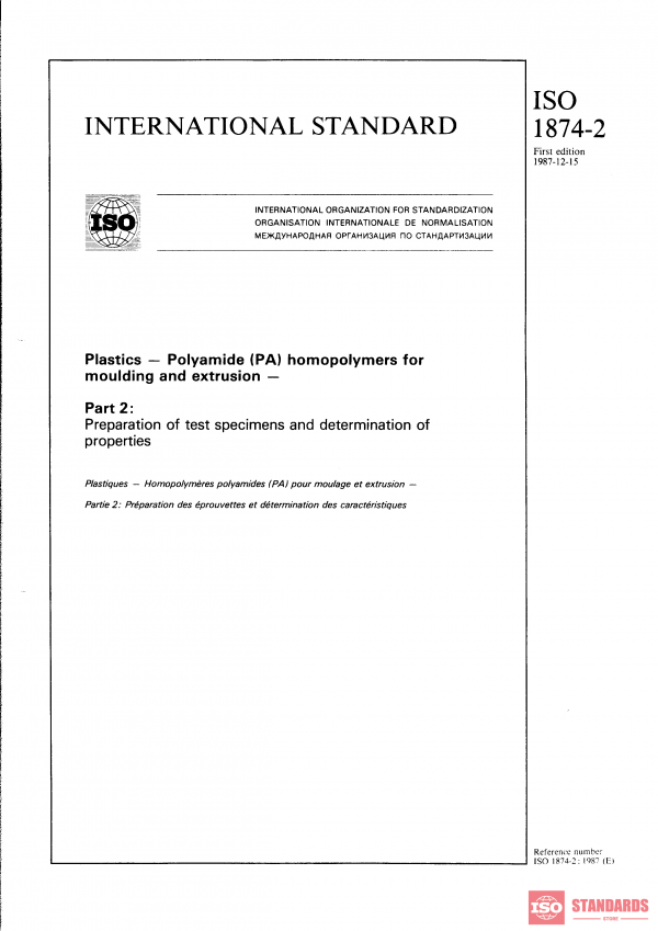 ISO 1874-2:1987 PDF
