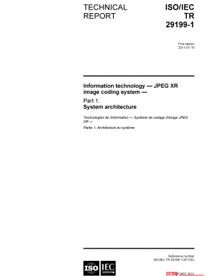 ISO/IEC TR 29199-1:2011 PDF