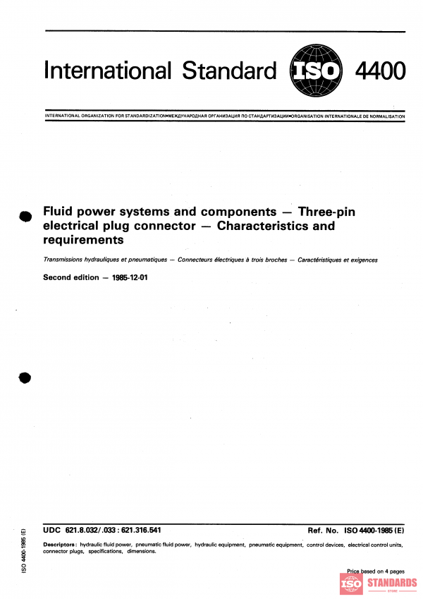ISO 4400:1985 PDF