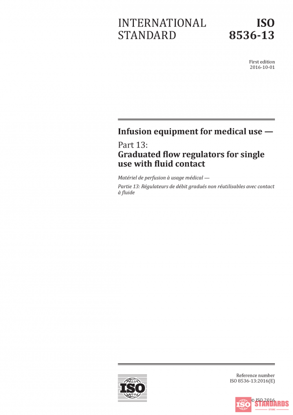 ISO 8536-13:2016 PDF