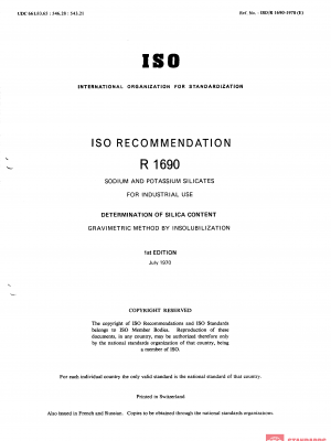 ISO/R 1690:1970 PDF