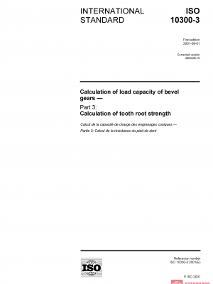 ISO 10300-3:2001 PDF