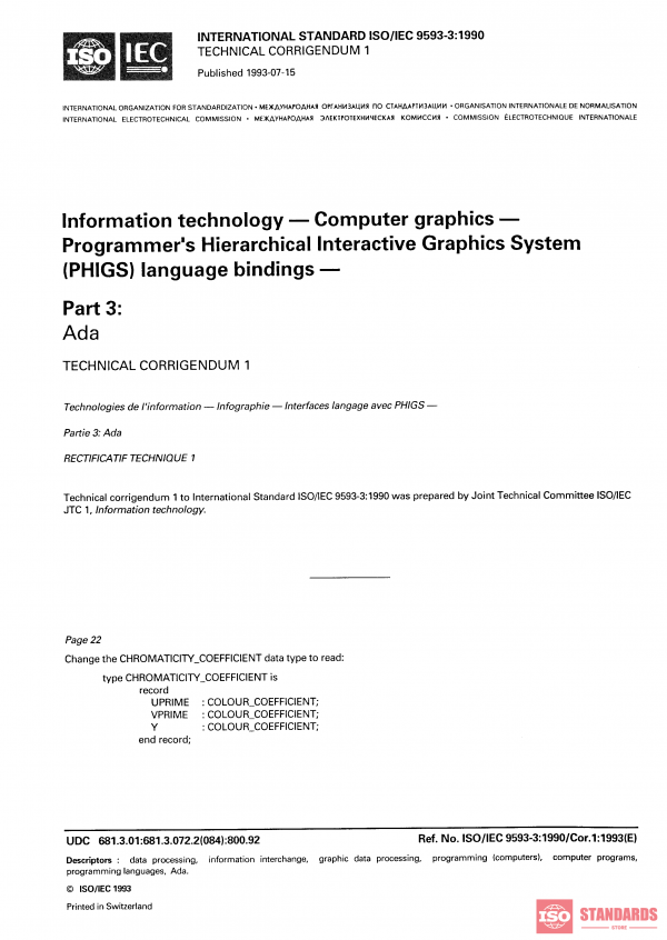ISO/IEC 9593-3:1990/COR1:1993 PDF