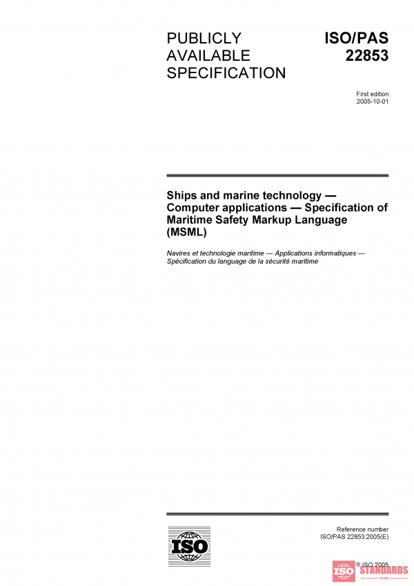 ISO/PAS 22853:2005 PDF