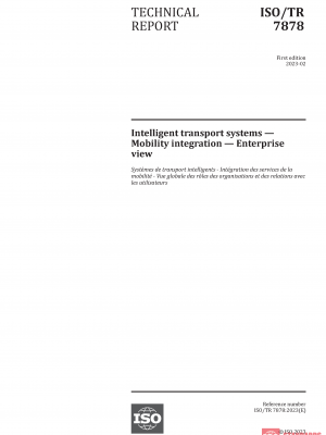 ISO/TR 7878:2023 PDF