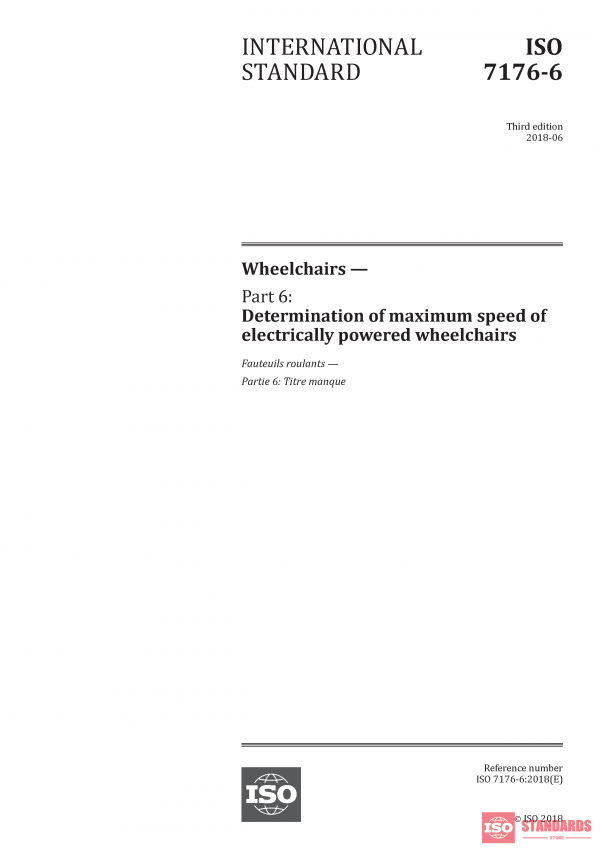 ISO 7176-6:2018 PDF