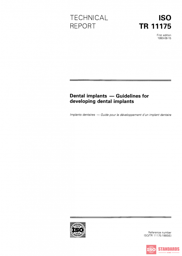 ISO/TR 11175:1993 PDF