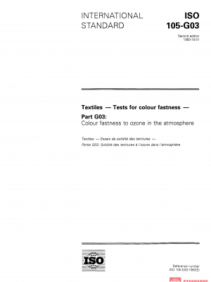 ISO 105-G03:1993 PDF