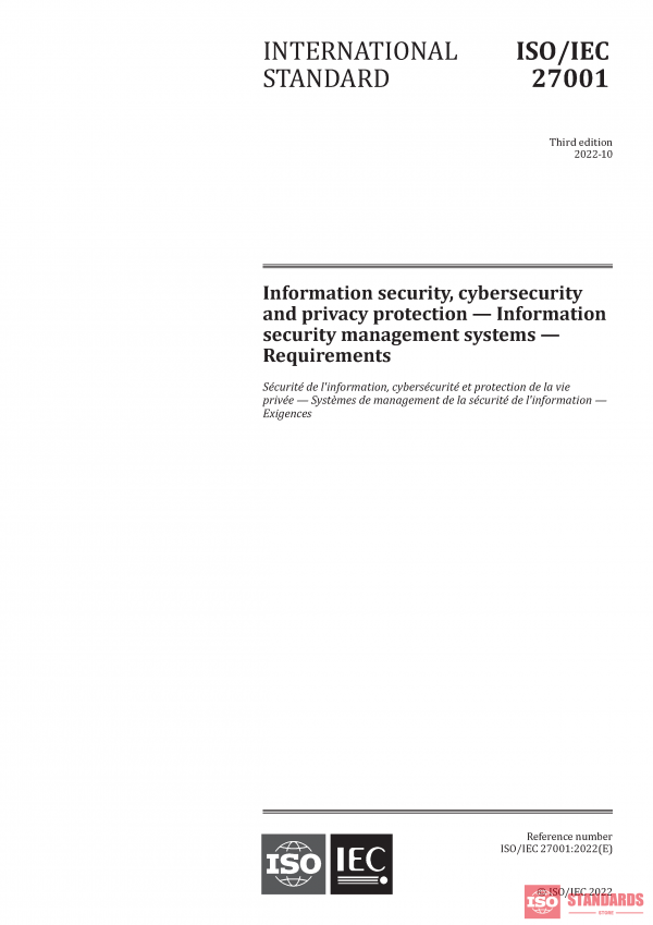 ISO/IEC 27001:2022 PDF