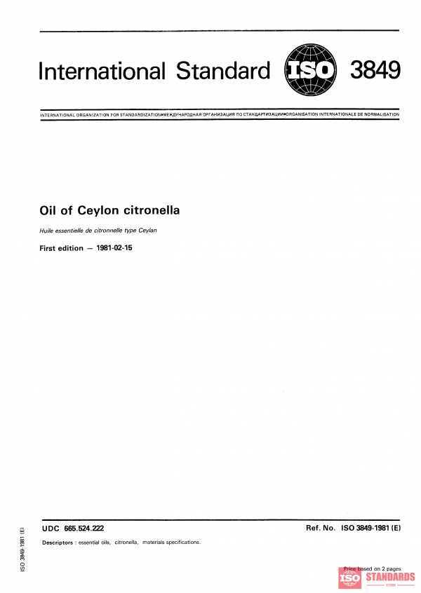 ISO 3849:1981 PDF