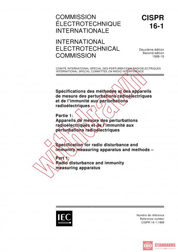 CISPR 16-1:1999 PDF