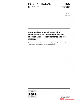 ISO 10985:1999 PDF