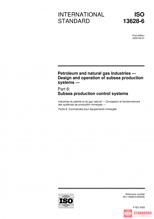 ISO 13628-6:2000 PDF