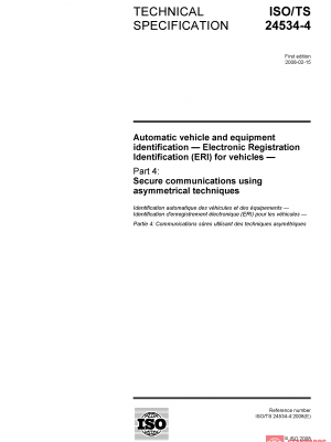 ISO/TS 24534-4:2008 PDF