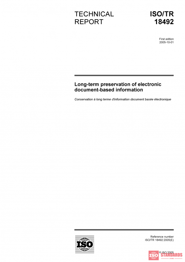 ISO/TR 18492:2005 PDF