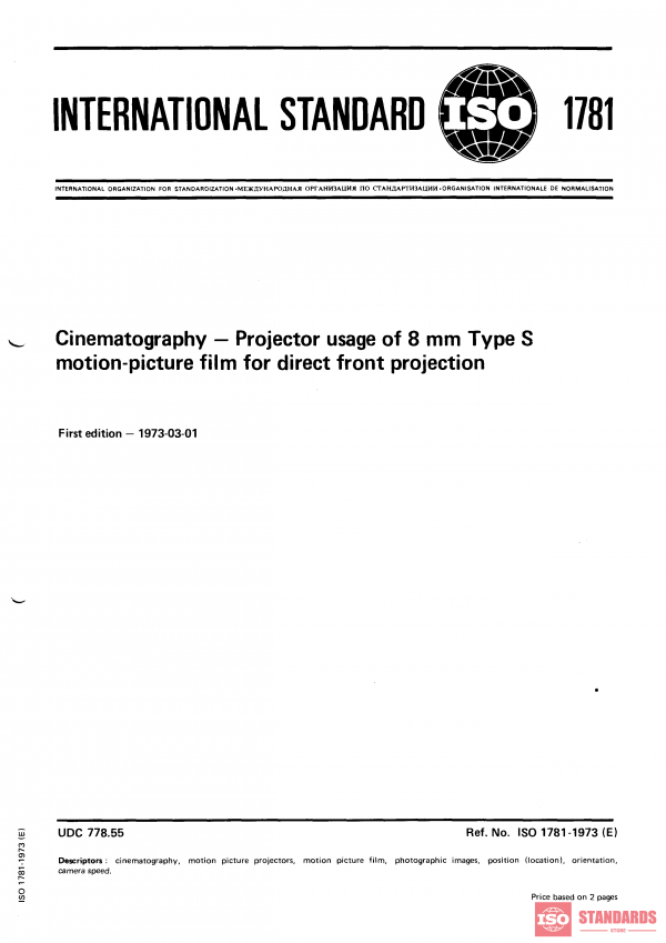 ISO 1781:1973 PDF