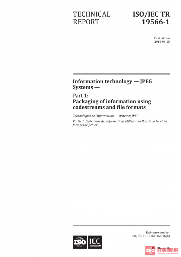 ISO/IEC TR 19566-1:2016 PDF