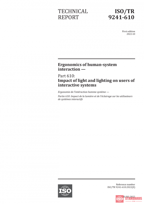 ISO/TR 9241-610:2022 PDF