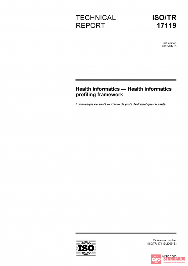 ISO/TR 17119:2005 PDF