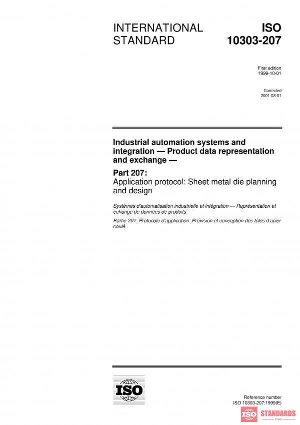 ISO 10303-207:2001 PDF