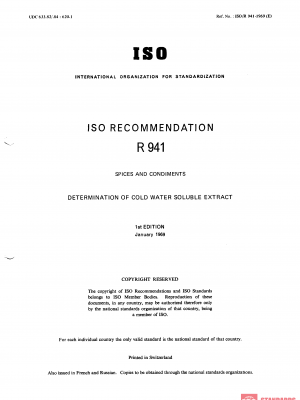 ISO/R 941:1969 PDF
