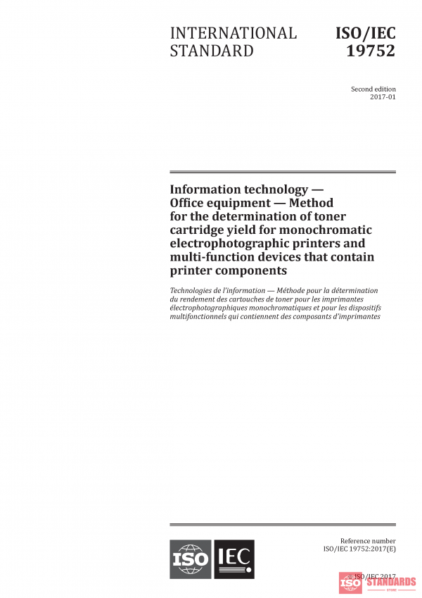 ISO/IEC 19752:2017 PDF