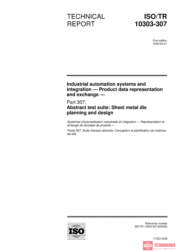ISO/TR 10303-307:2000 PDF