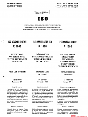 ISO/R 1998:1971 PDF
