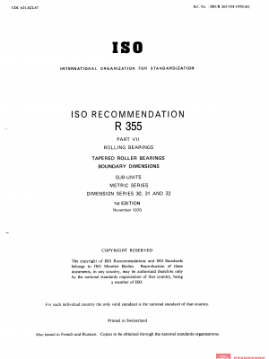 ISO/R 355-VI:1970 PDF