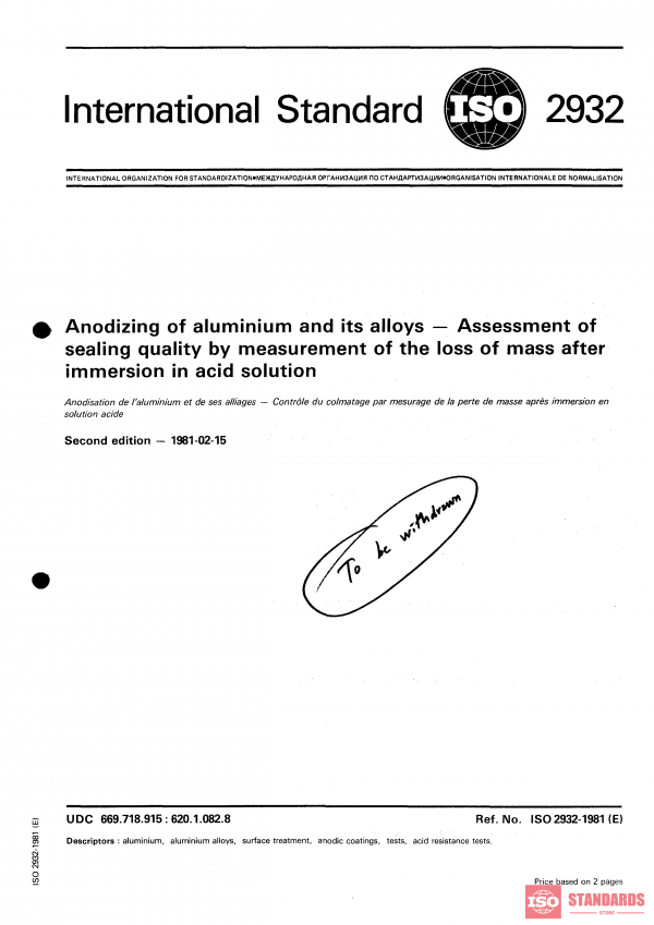ISO 2932:1981 PDF