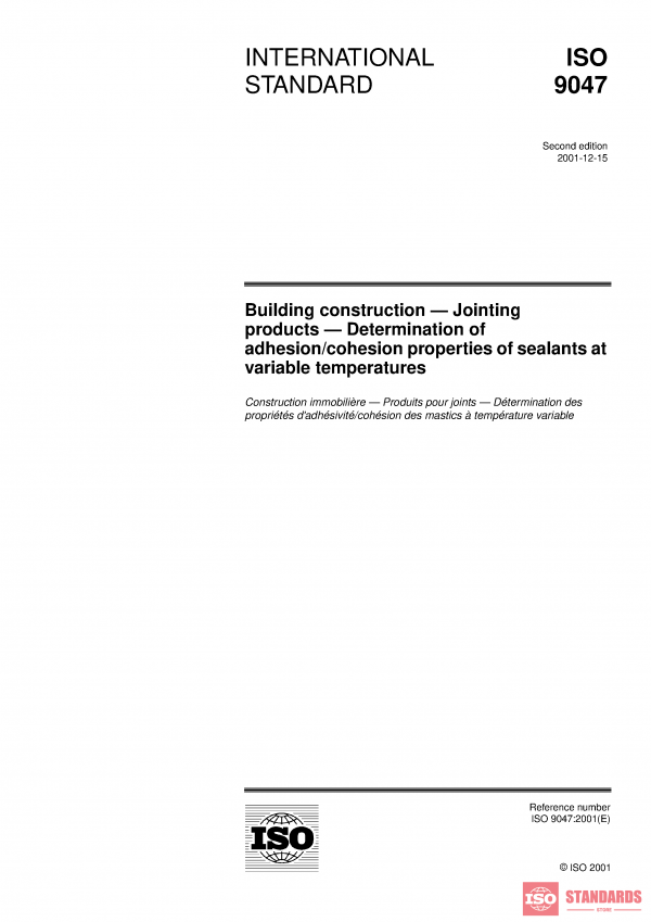 ISO 9047:2001 PDF