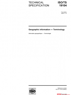 ISO/TS 19104:2008 PDF