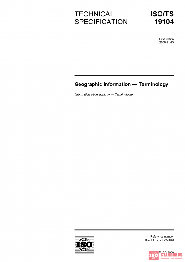 ISO/TS 19104:2008 PDF